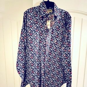 Express Men’s shirt with nice  floral pattern